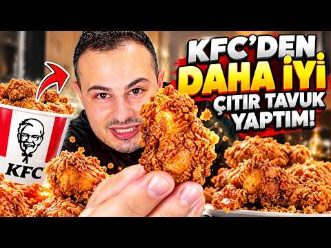 EVDE KFC’DEN DAHA İYİ ÇITIR TAVUK YAPTIM!