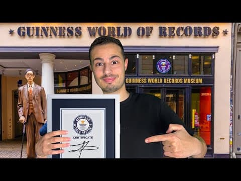 DÜNYA REKORU KIRDIM! (GUINNESS DÜNYA REKORLARI)